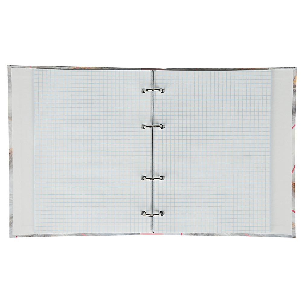 Тетрадь на кольцах, твердая обложка, блок 80 листов, 4 дизайна, арт.№ 578-003