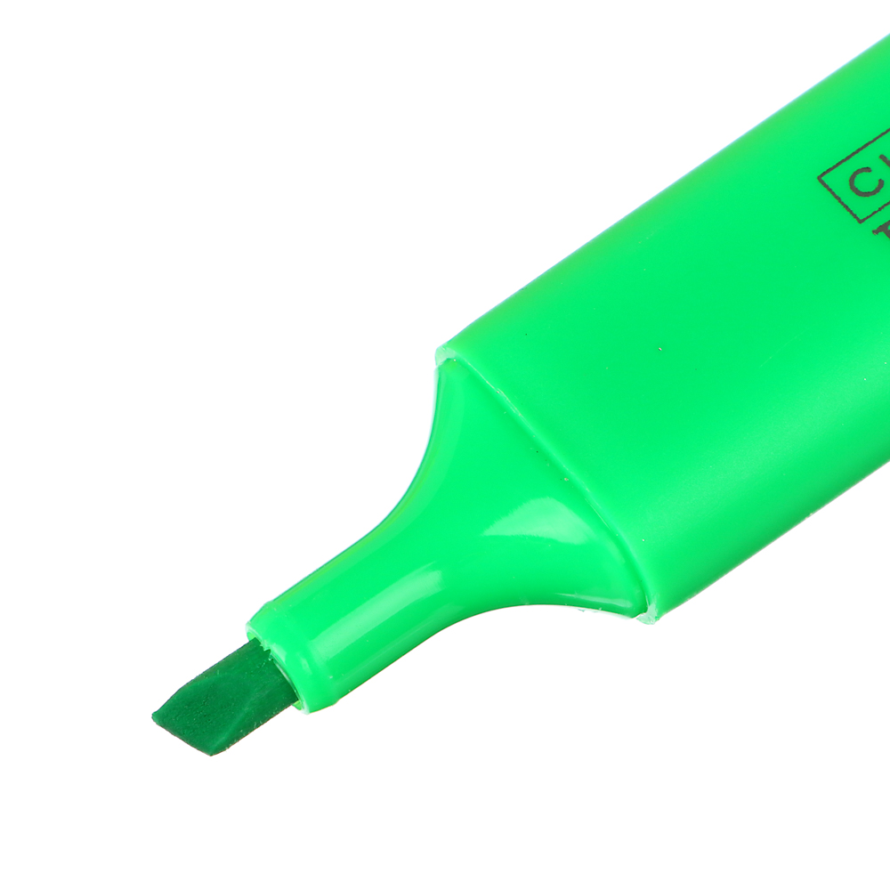 ClipStudio Набор маркеров-выделителей, 3цв., плоский корпус, скошенный наконечник 4мм, в ПВХ пенале, арт.№ 526-501