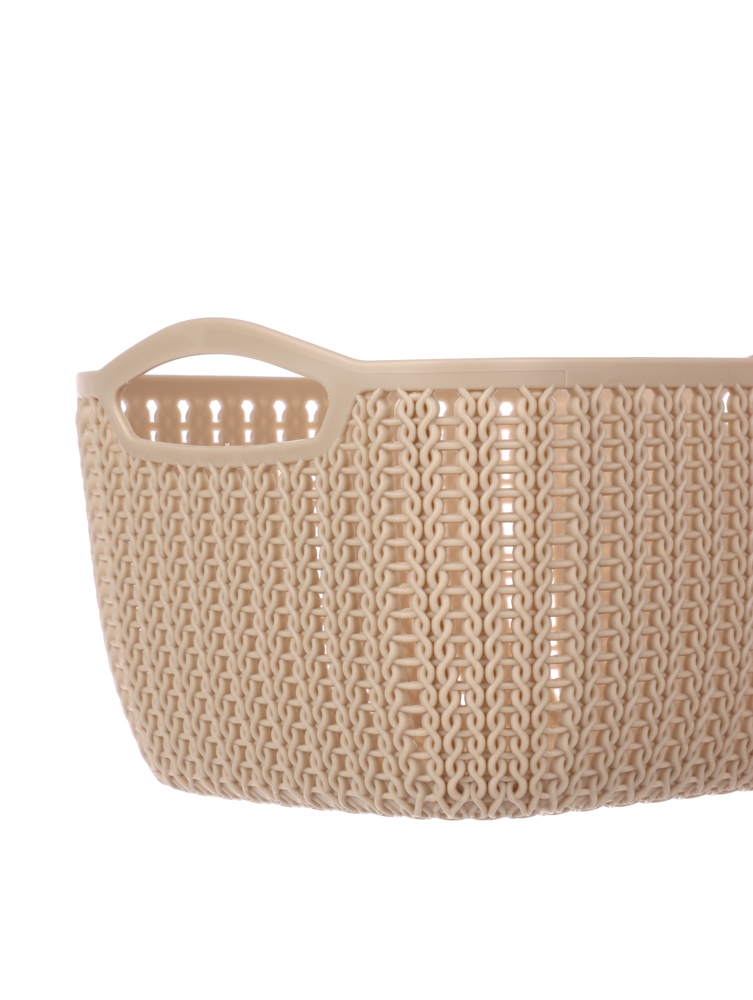 Корзинка вязаная тм VETTA, пластик, 21х16х10см, арт.№ 406-121