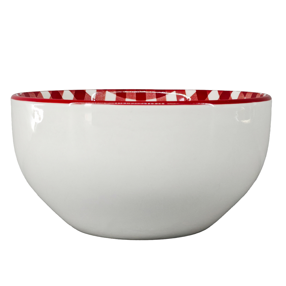 Салатник Черри тм MILLIMI, 14,3см, фарфор, белый, арт.№ 816-201