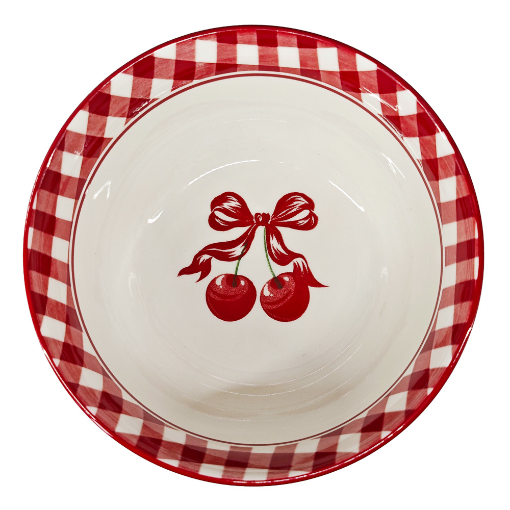 Салатник Черри тм MILLIMI, 14,3см, фарфор, белый, арт.№ 816-201