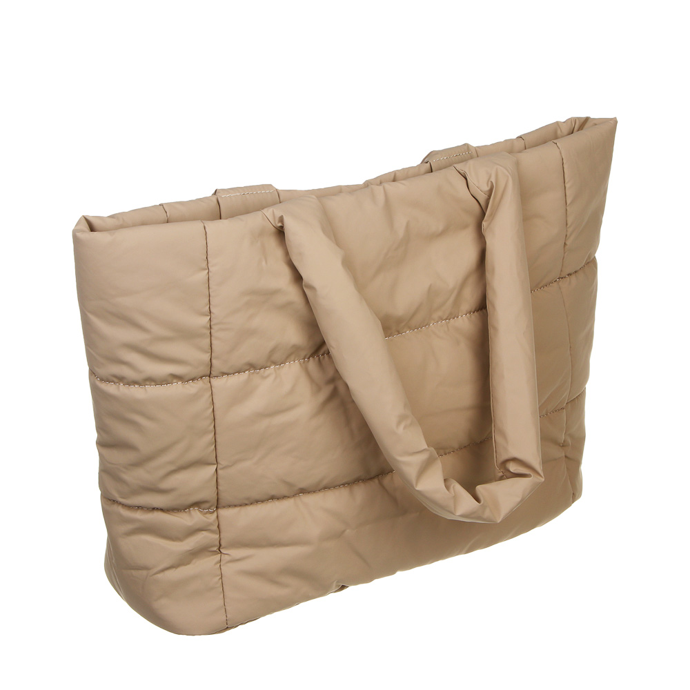 ЮL Пафф Сумка шоппер повседневная стеганая, 40x28x13 см, полиэстер, 2-3 цвета, арт.№ 337-220