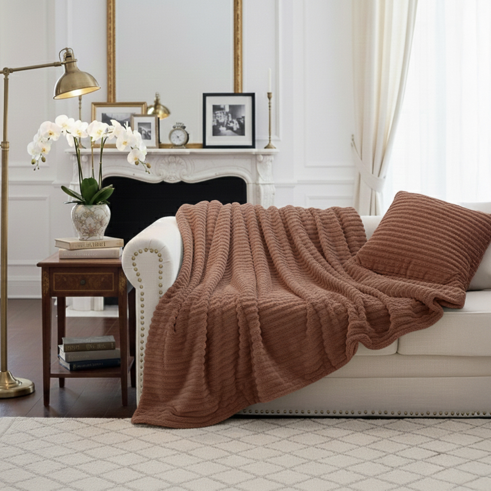 Подушка декоративная тм PROVANCE Сенса полоска, 40х40см, 100% полиэстер, 4 цвета, арт.№ 486-240