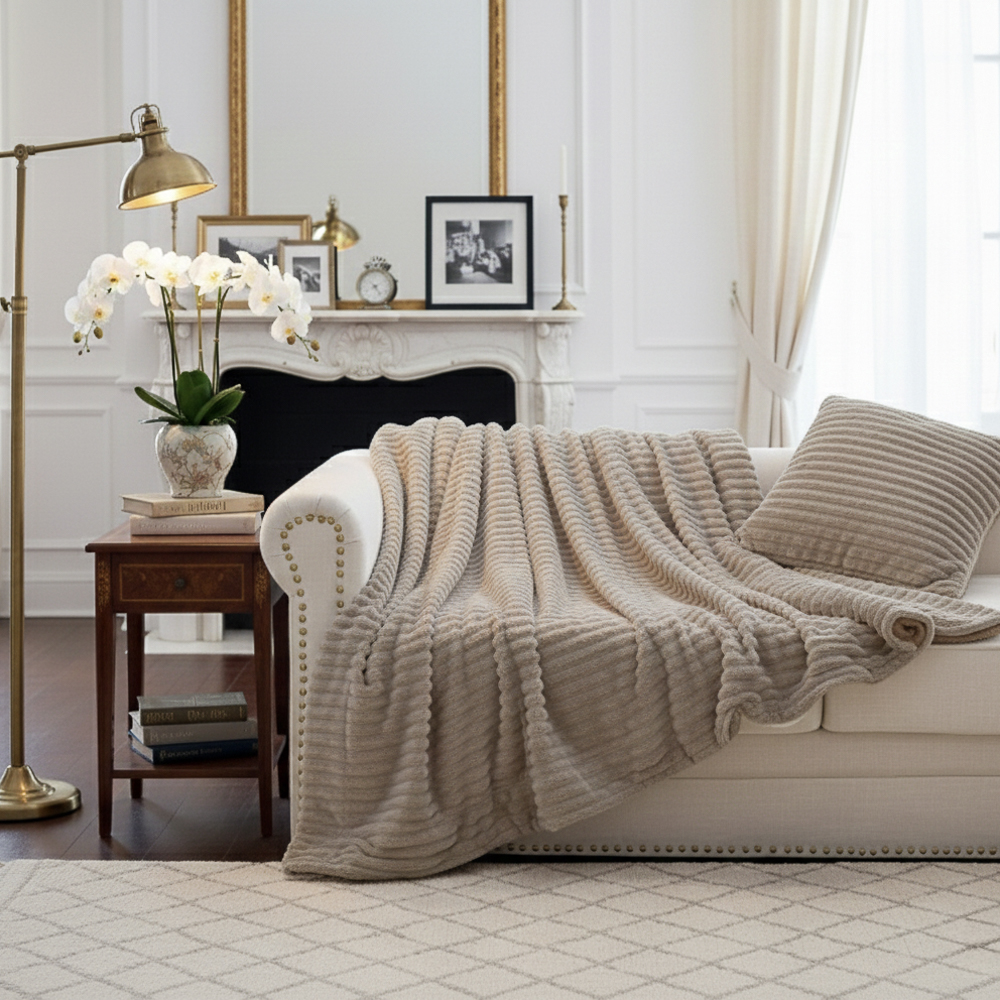 Подушка декоративная тм PROVANCE Сенса полоска, 40х40см, 100% полиэстер, 4 цвета, арт.№ 486-240