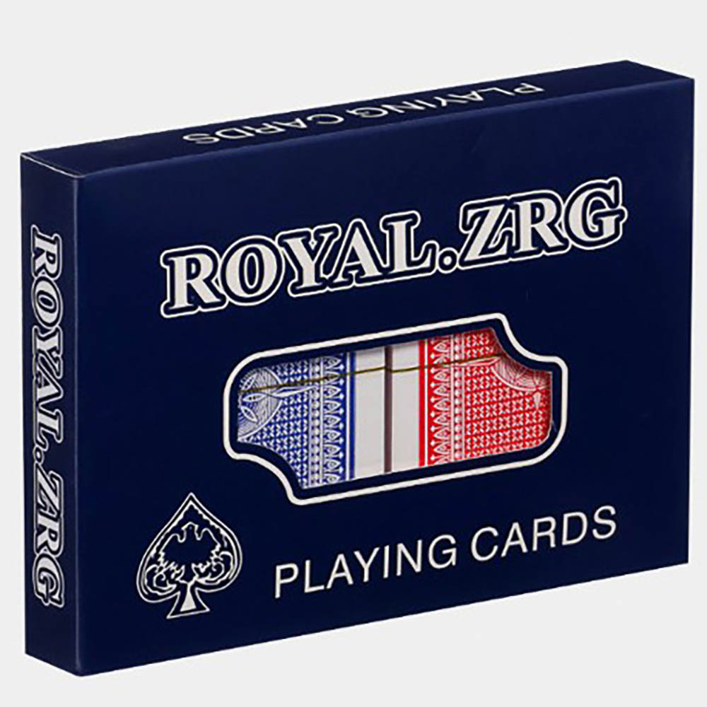Карты игральные 54 шт Royal, карта 5,6x8,6 см, набор 2 колоды, арт.№ 538-246
