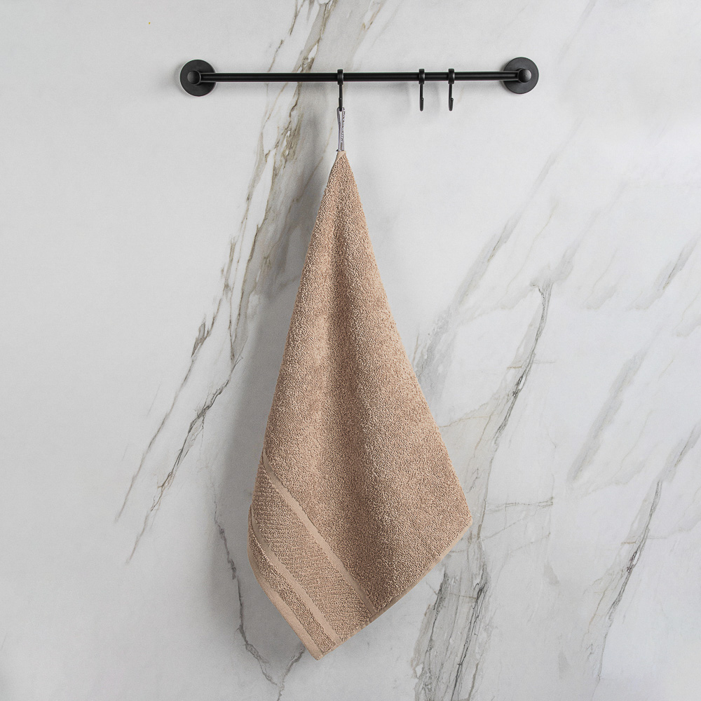 PROVANCE Виана Полотенце махровое, 100% хлопок, 50х90см, темно-бежевый, арт.№ 484-076