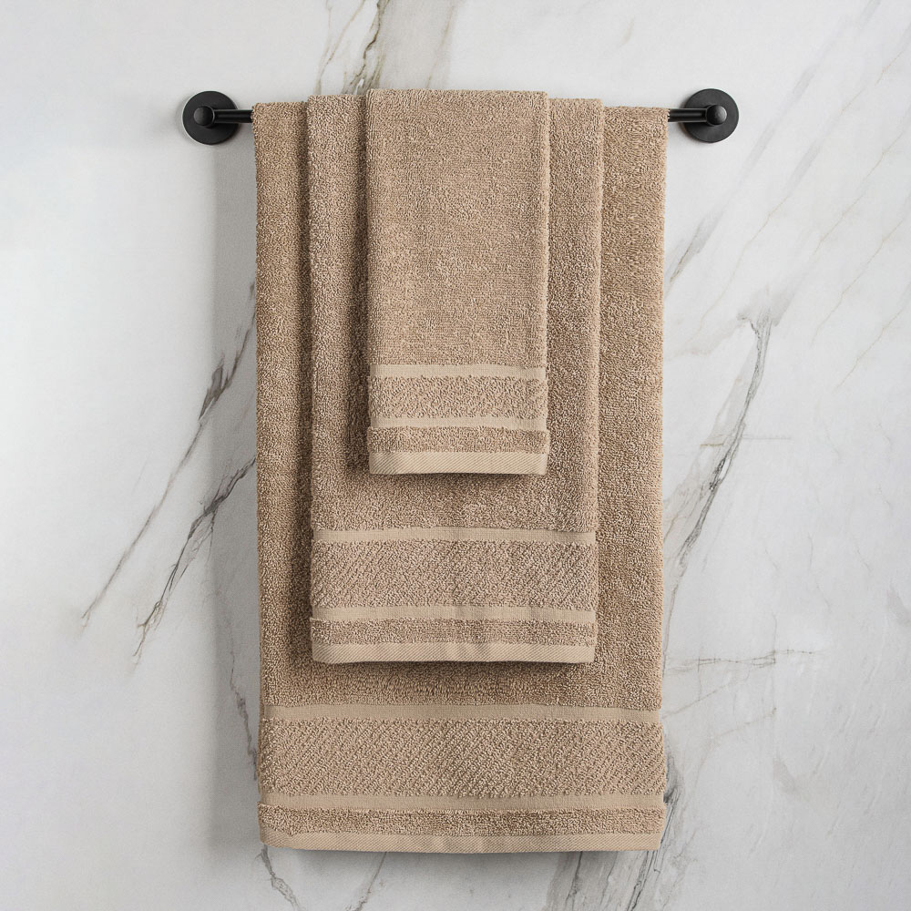 PROVANCE Виана Полотенце махровое, 100% хлопок, 50х90см, темно-бежевый, арт.№ 484-076