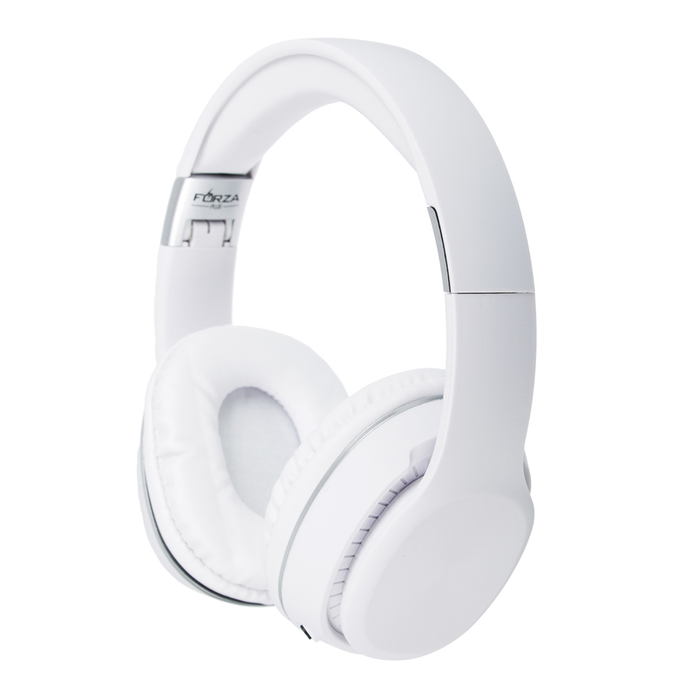 Наушники проводные полноразмерные FORZA, складные, кабель 120см, пластик, 3 цвета, арт.№ 410-028