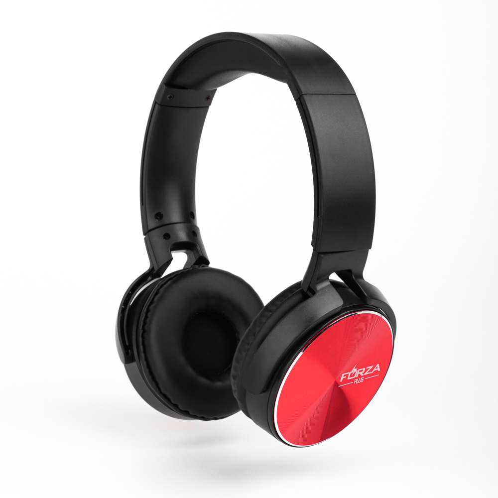 Наушники проводные полноразмерные FORZA Металлик, гарнитура, коробка картон, 2 цвета, арт.№ 916-136