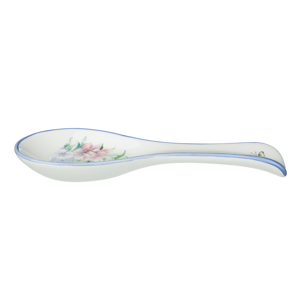 Подставка под ложку 24,7х9х2,5см, тм MILLIMI Гарден, керамика, арт.№ 824-296