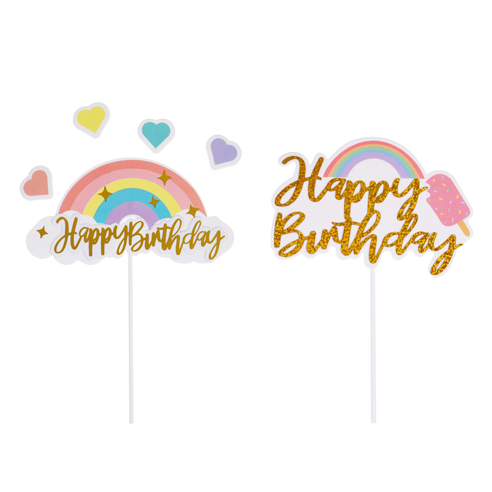 FNtastic Декор для праздничного стола, радуга, 19,5 см, 2 дизайна, арт С1 (530-314), арт.№ 349-599