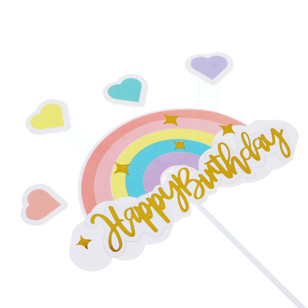 FNtastic Декор для праздничного стола, радуга, 19,5 см, 2 дизайна, арт С1 (530-314), арт.№ 349-599