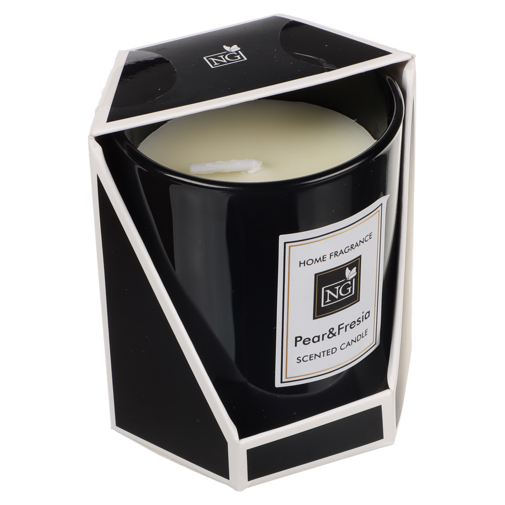 NEW GALAXY Свеча ароматизированная Home 140 гр. wood sage, white flower, bluebell, pear, арт.№ 778-139