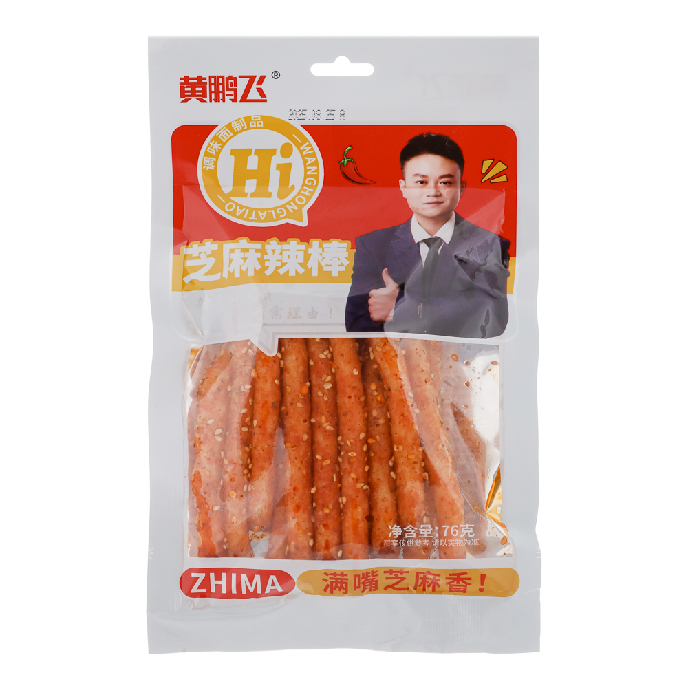 Закуска снековая со вкусом острых колбасок с кунжутом ZHIMA 76гр, арт.№ 347-498