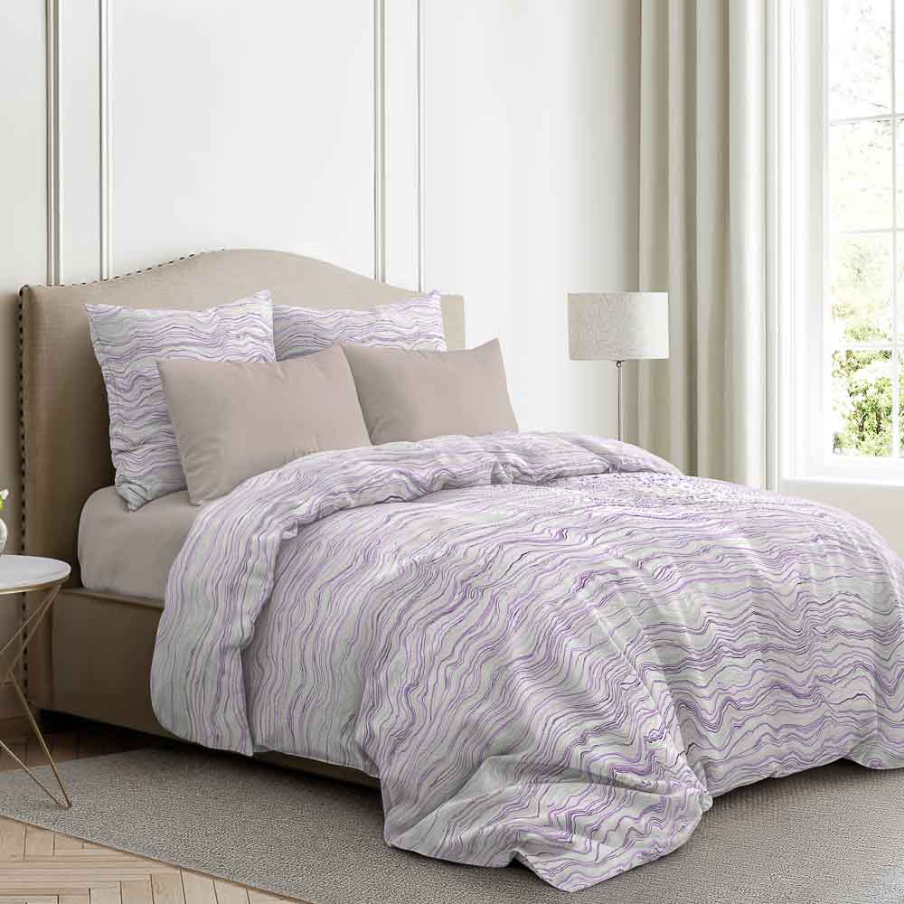 PROVANCE Ажур Дымчатая роза Простыня евро, 200х220см, поплин 110гр/м, 100% хлопок, 2 цвета, арт.№ 432-038