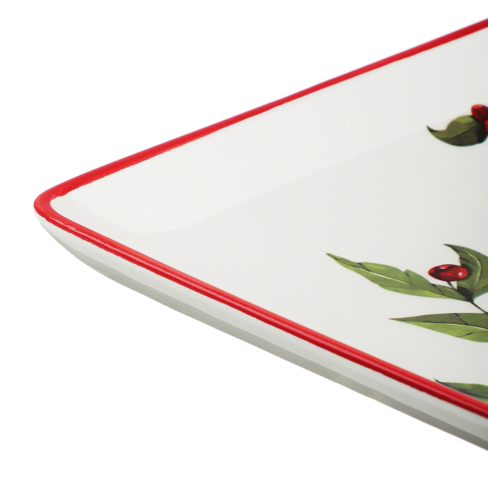 MILLIMI Винтер Блюдо квадратное, 21,5х3см, керамика, арт.№ 820-827