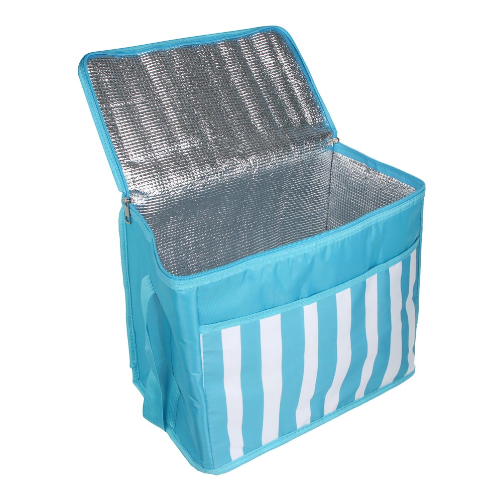 Термосумка, тм ЯРКОЕ ЛЕТО, 23 л, 420D оксфорд, фольга, 35х22х30 см, арт.№ 118-065