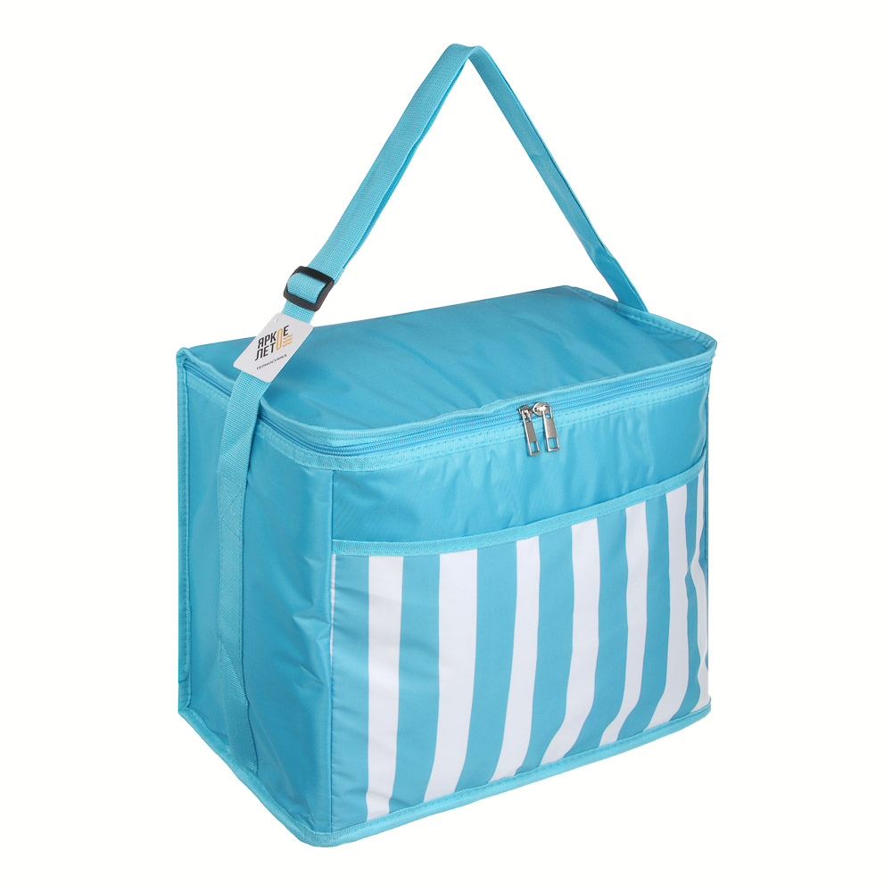 Термосумка, тм ЯРКОЕ ЛЕТО, 23 л, 420D оксфорд, фольга, 35х22х30 см, арт.№ 118-065