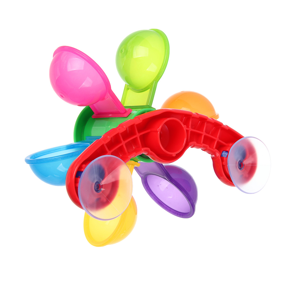 Игрушка развивающая ИГРОЛЕНД "Водяная карусель", набор 3 предмета, ABS, 14x19x4см, арт.№ 262-557