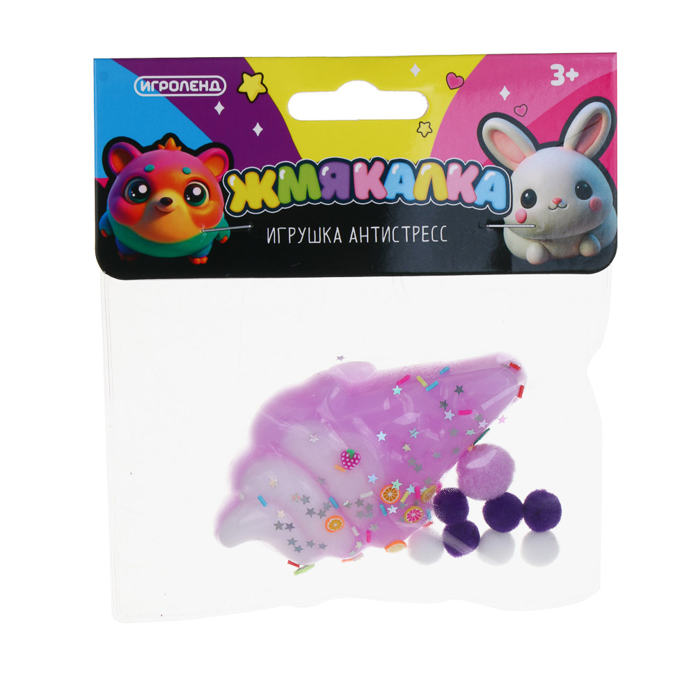 ИГРОЛЕНД Игрушка антистресс "Жмякалка", TPR, 13×15см, микс, арт.№ 297-121