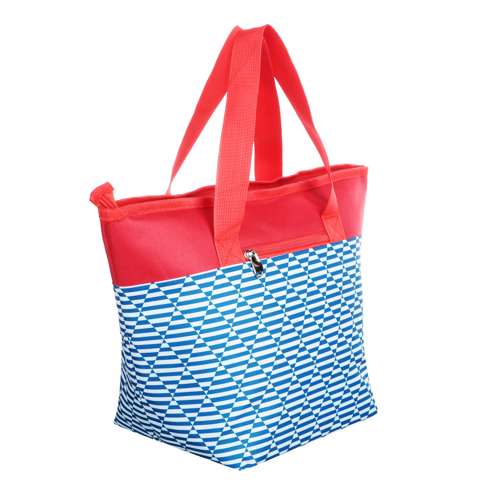 ЯРКОЕ ЛЕТО Термосумка пляжная 12л, 600D, ПЭВА, 39/23х17х24см, арт.№ 118-134