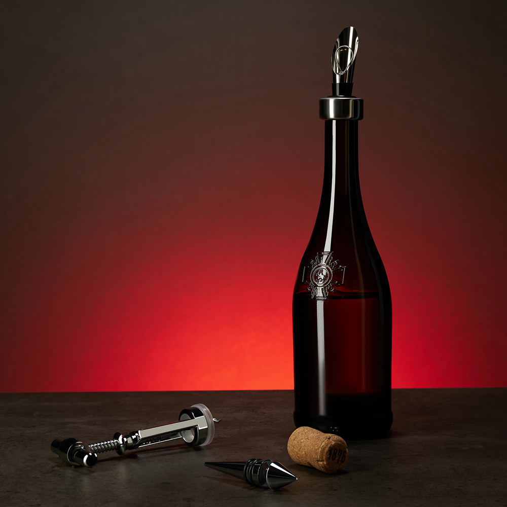 Набор для вина, 4пр., 22х12х4,3см, нерж.сталь, арт.№ 884-001