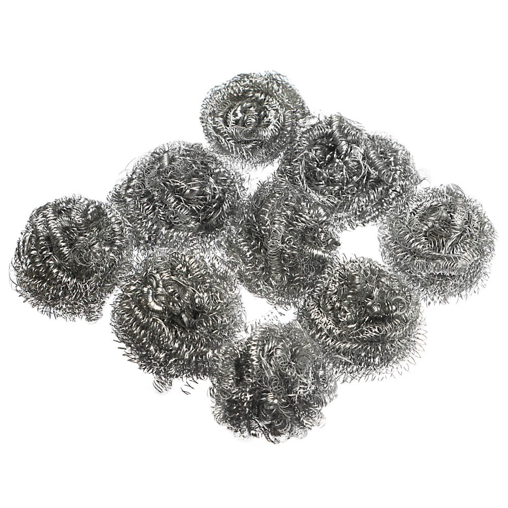 VETTA Набор губок 9шт, спираль, оцинкованная сталь, вес 8 гр, арт.№ 441-245