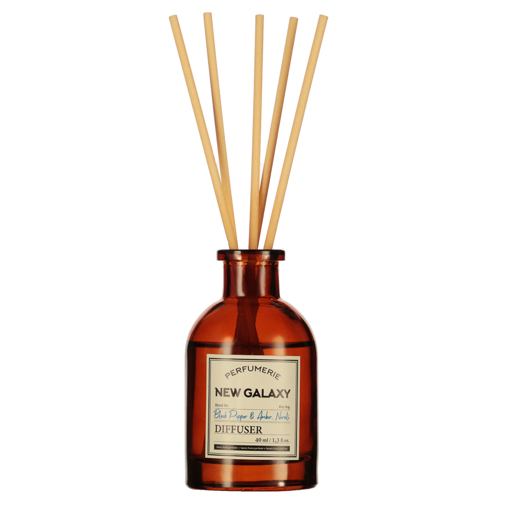 NEW GALAXY Диффузор Perfumerie, Black Pepper & Amber, Neroli, 40мл, арт.№ 778-195