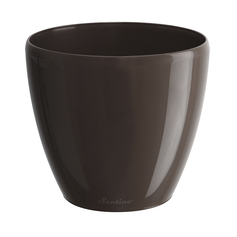 Кашпо ДЕКО ТВИН 1,5л, автополив, цвет шаде, нефрит, прозрачный, пластик, арт.№ 164-263