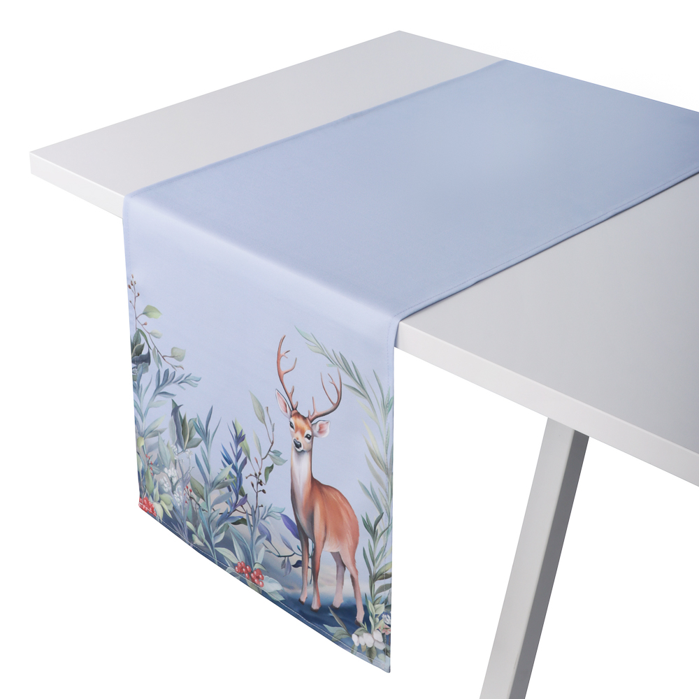 PROVANCE Нордик Дорожка текстильная для сервировки стола, 40х140см, 100% полиэстер, олень, арт.№ 492-281