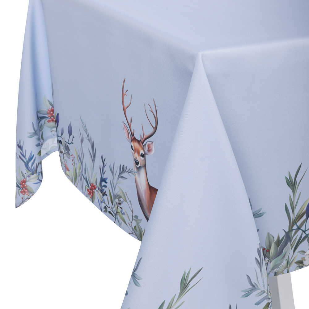 PROVANCE Нордик Скатерть текстильная 140х230см, 100% полиэстер, олень, арт.№ 492-282