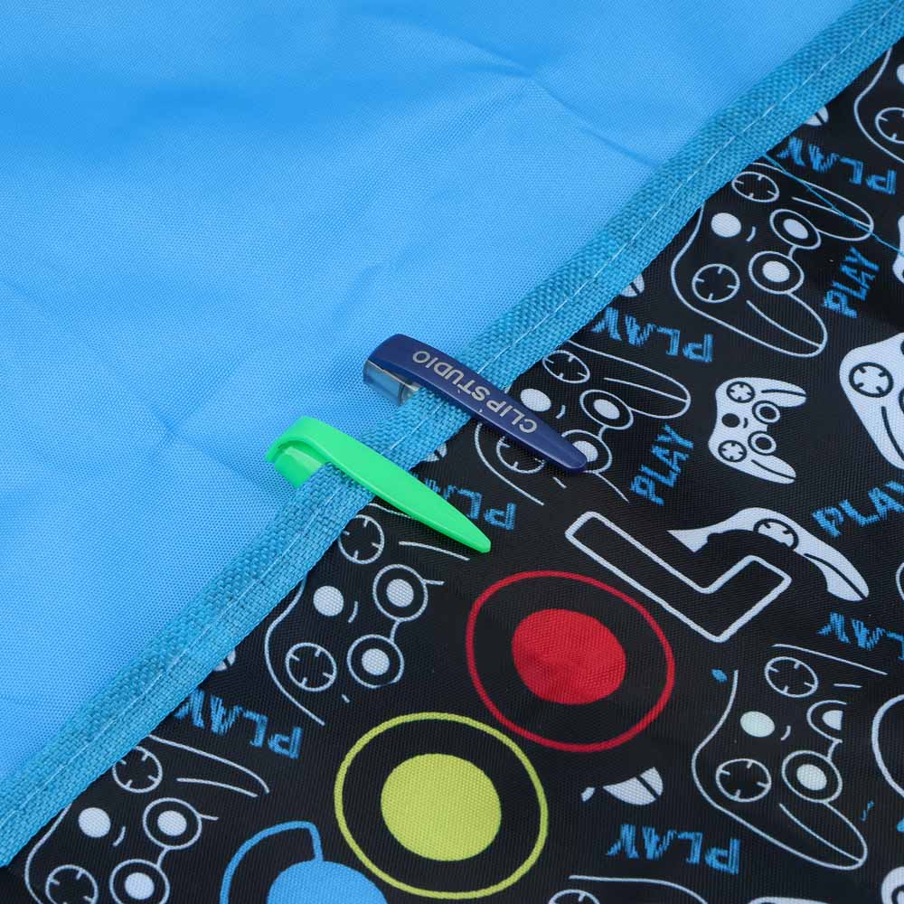 КУЛ ГЕЙМЕР Фартук для труда на завязках, 45х54см, улучшенный полиэстер, 2 кармана, с нарукавниками, арт.№ 233-108