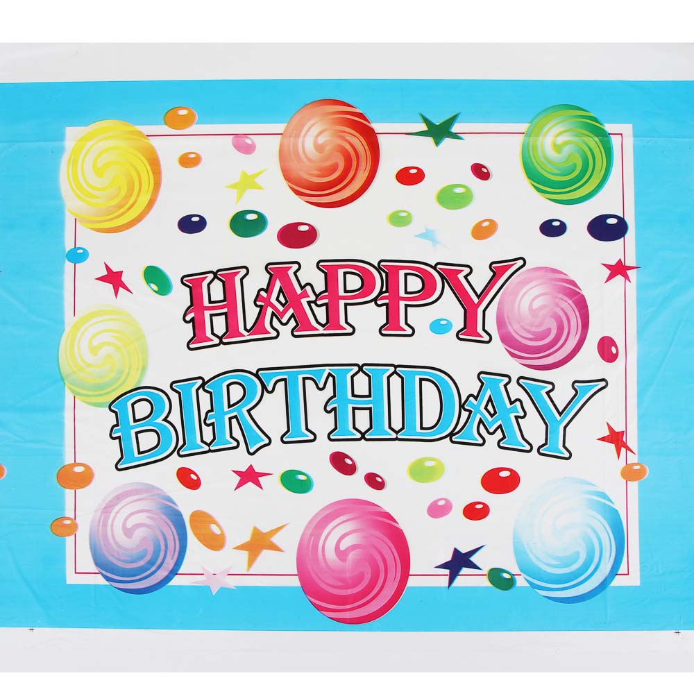 Скатерть тм Fntastic, 108х180см, полиэтилен, 3 дизайна, арт.№ 437-236