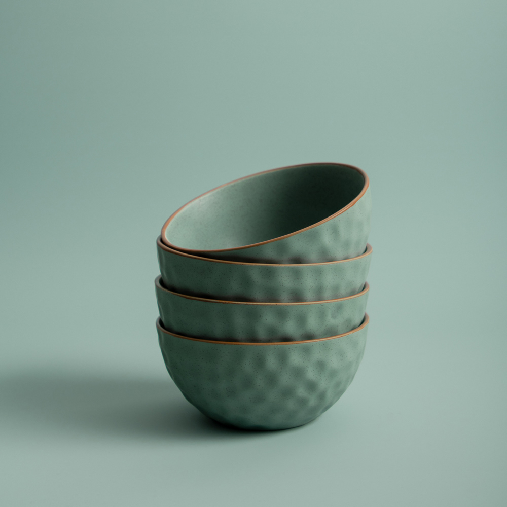 MILLIMI Эвелин Салатник, 650мл, 15х7см, керамика, фисташковый, арт.№ 824-049