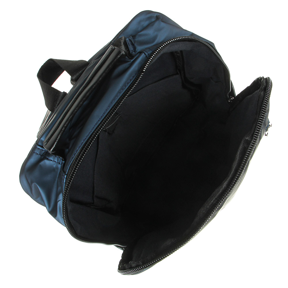 Рюкзак подростковый, 39,5x28x11см, 1 отд, 4 карм, многослойный водоотталк.нейлон, иск.кожа, 3 цвета, арт.№ 254-385