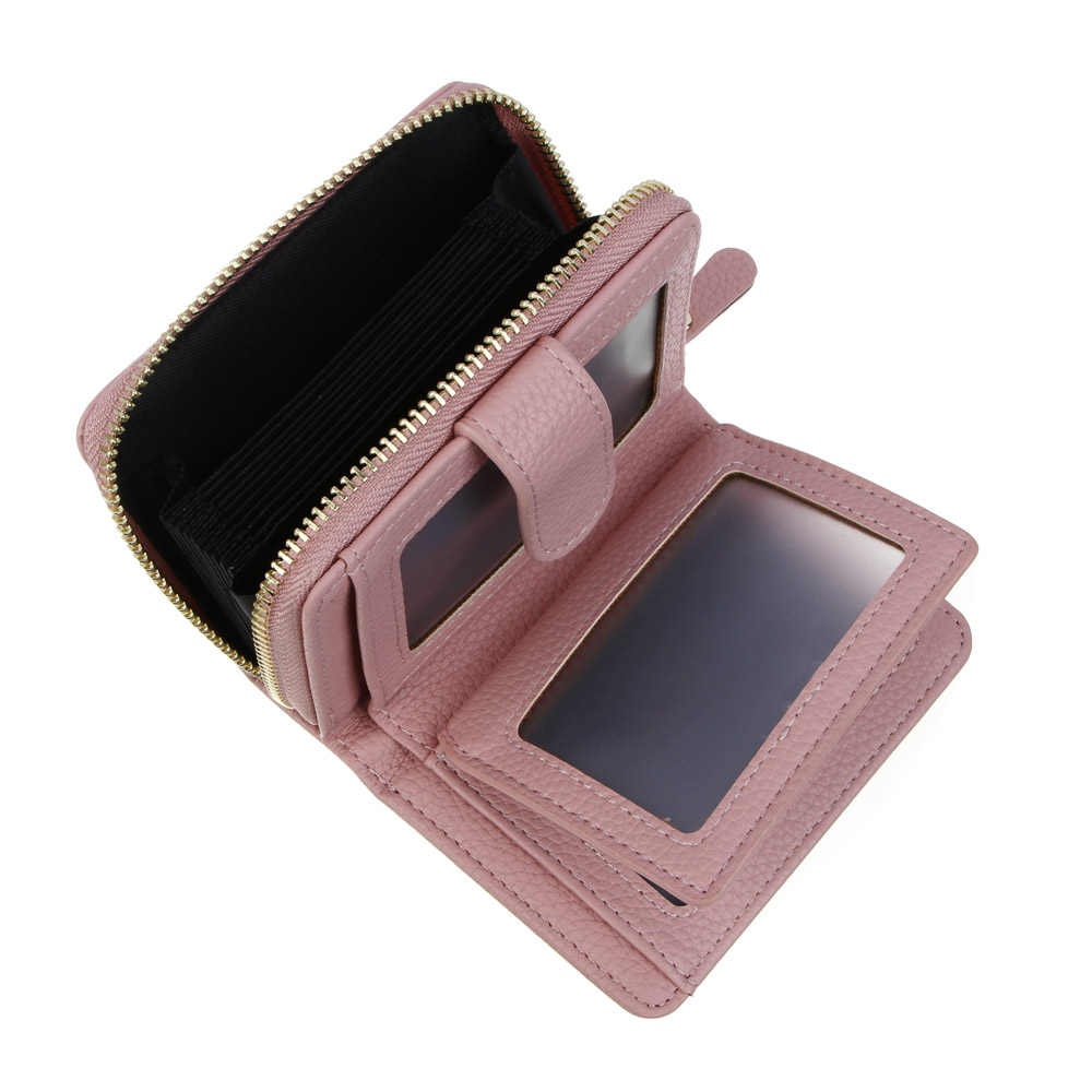 ЮL Норвина Кошелек с отделениями для карт, купюр и пропусков, полиуретан, 11,5x8,5x3,5 см, 2 цвета, КЖ24-15, арт.№ 303-029