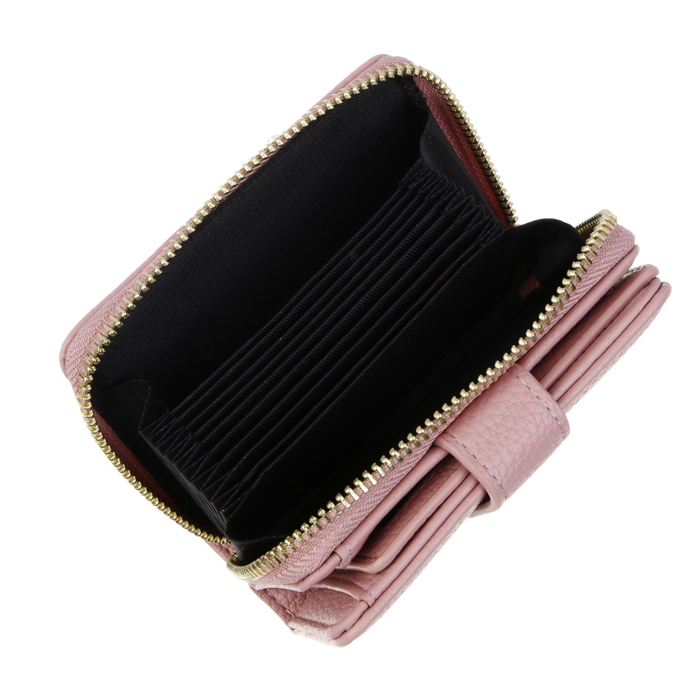 ЮL Норвина Кошелек с отделениями для карт, купюр и пропусков, полиуретан, 11,5x8,5x3,5 см, 2 цвета, КЖ24-15, арт.№ 303-029