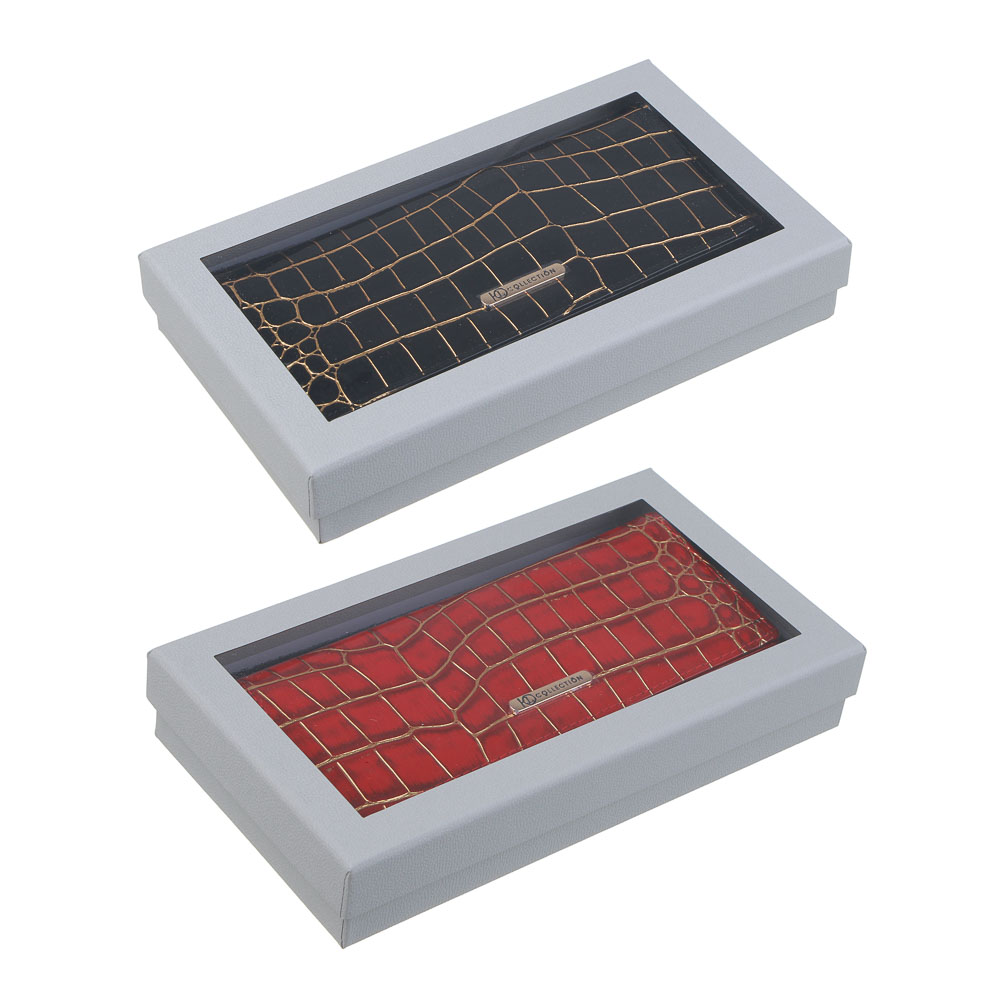 ЮL Кенсия Кошелек женский для купюр, карт и монет с фермуаром, полиуретан, 18,5х10х3,5 см, 2 цвета, КЖ24-16, арт.№ 303-031