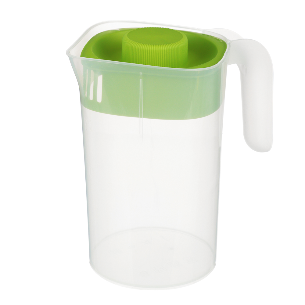 Набор посуды: кувшин 2л Practic с крышкой + стаканы 4шт 0,25л, пластик, арт.№ 861-483