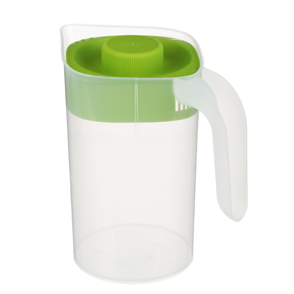 Набор посуды: кувшин 2л Practic с крышкой + стаканы 4шт 0,25л, пластик, арт.№ 861-483