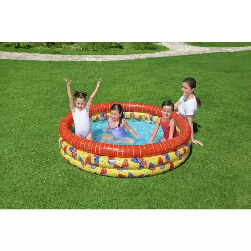 BESTWAY Бассейн надувной БАБОЧКА, 168x38 см, 51202, арт.№ 013-058