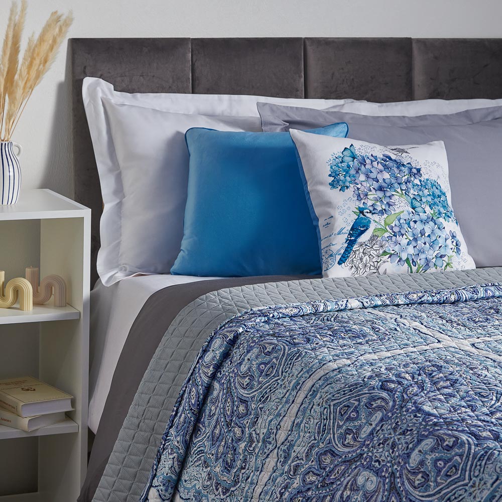 PROVANCE Гортензия Покрывало стеганое 200х220см, 100% полиэстер, арт.№ 488-066