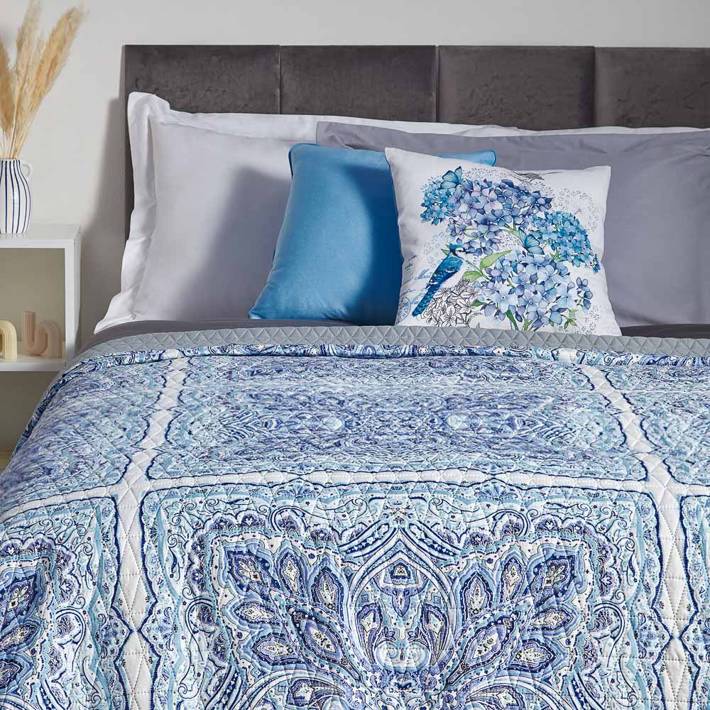 PROVANCE Гортензия Покрывало стеганое 200х220см, 100% полиэстер, арт.№ 488-066