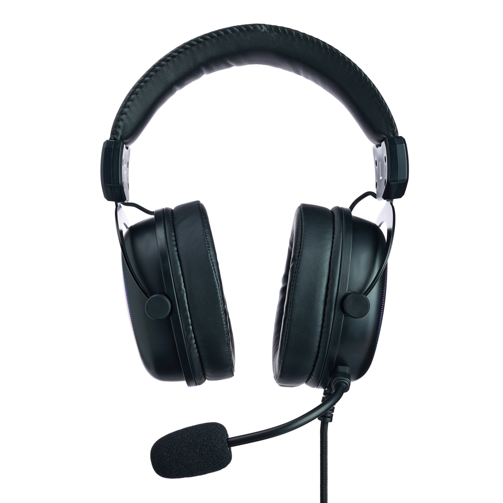 Наушники проводные с микрофоном игровые BY Kabuto Type-C USB(A)3,2 м, VS7.1, настр. RGB подсветка, арт.№ 410-091