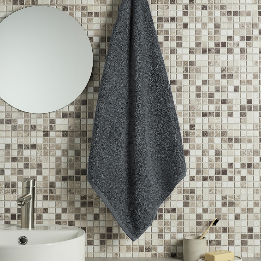 PROVANCE Виана Полотенце махровое, 100% хлопок, 70х130см, графит, арт.№ 484-072