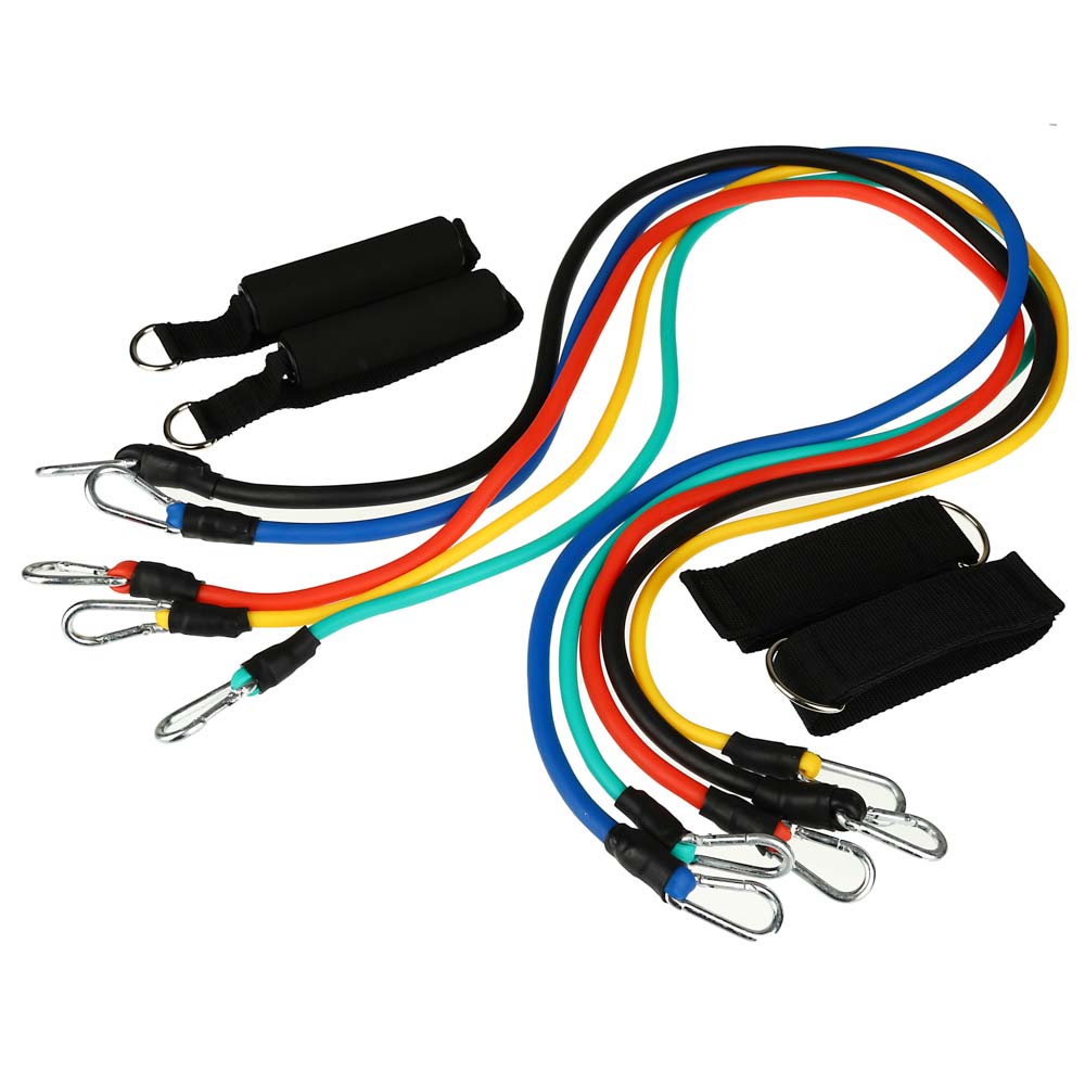 SILAPRO BY Набор эспандеров (5 трубок; 2 ручки; 2 петли; крепление на дверь; чехол) ТРЕ, арт.№ 197-049