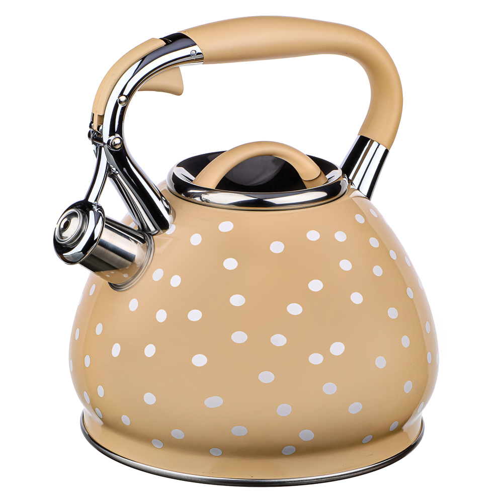 VETTA Чайник стальной 3,0л "Горошек-Леме", индукция, арт.№ 847-116