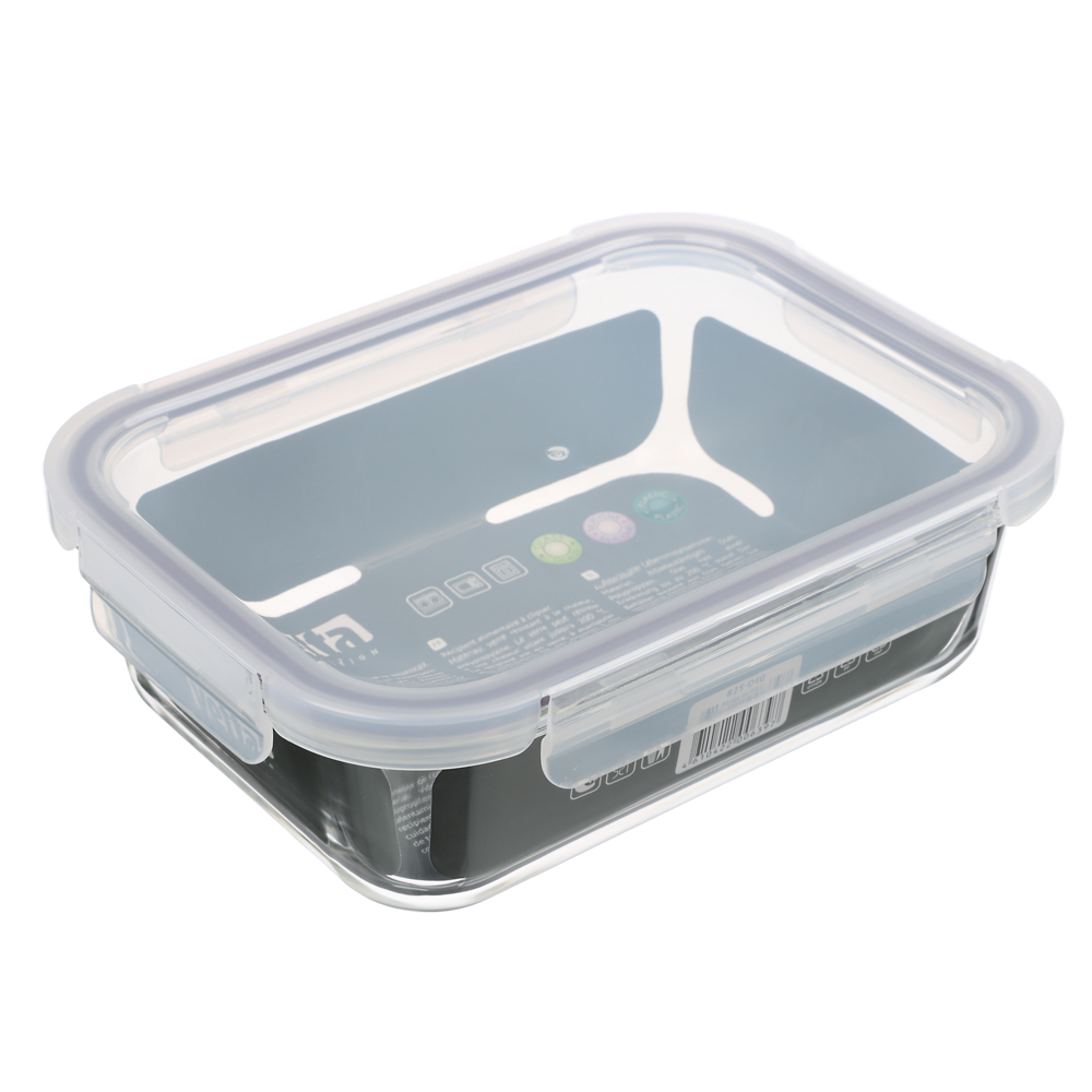 VETTA Контейнер для продуктов на защелках 1500мл, жаропроч.стекло, арт.№ 825-040