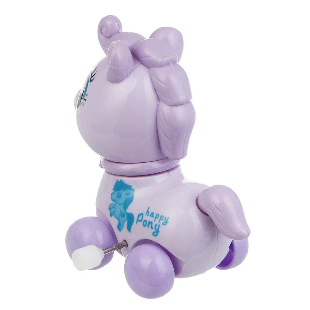 Игрушка заводная "Лошадки", ABS, 9х8,5х6см, 6 дизайнов, арт.№ 260-055