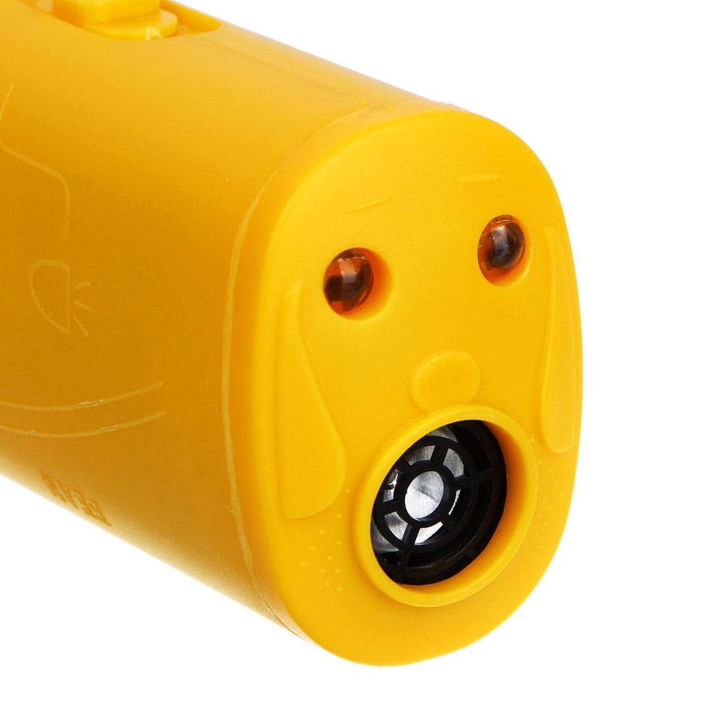 INBLOOM Отпугиватель собак ультразвуковой с фонарем, радиус 10м, 13х4х2.5см, 1х9В, в компл, арт.№ 156-008